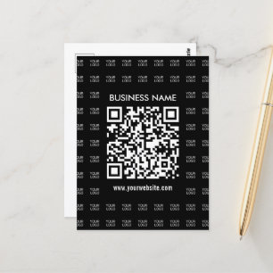 Postal Crear instantáneamente código QR escaneado y patró