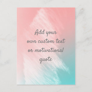 Postal Crear su propia cita Personalizado - Pastel