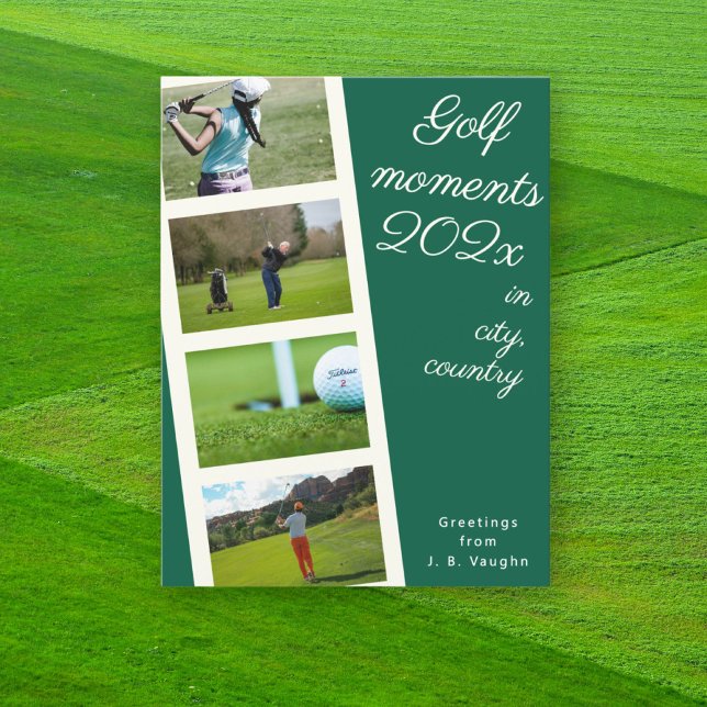Postal Crear su propia foto de vacaciones de golf Postcar (Subido por el creador)