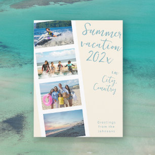 Postal Crear su propia foto de vacaciones de verano posta