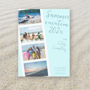 Postal Crear su propia foto de vacaciones de verano posta