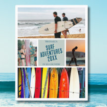 Crear su propia foto de verano de surf