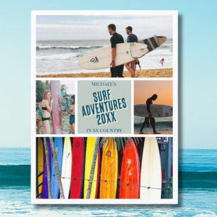 Postal Crear su propia foto de verano de surf