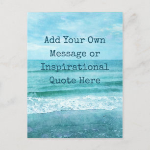 Postal Crear su propia oferta Inspiradora motivacional