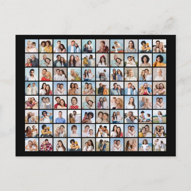 Postal Crear su propio Collage de fotos 80 (Anverso)