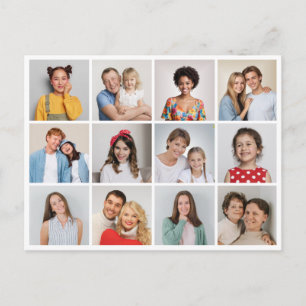 Postal Crear su propio Collage de fotos de 12