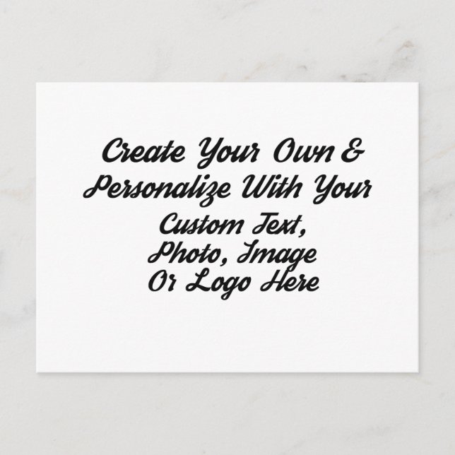 Postal Crear Su Propio Personalizado Personalizado Guarda (Anverso)
