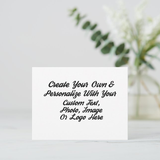 Postal Crear tu propia madre Personalizado única de Perso (Anverso de pie)