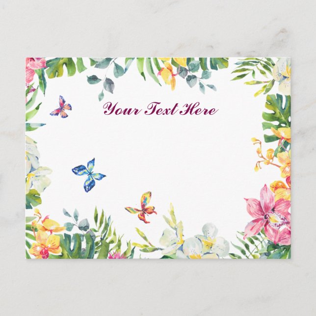 Postal Crear tu propia personalización (Anverso)