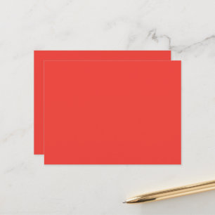 Postal Crear un fondo rojo llamativo con borde blanco