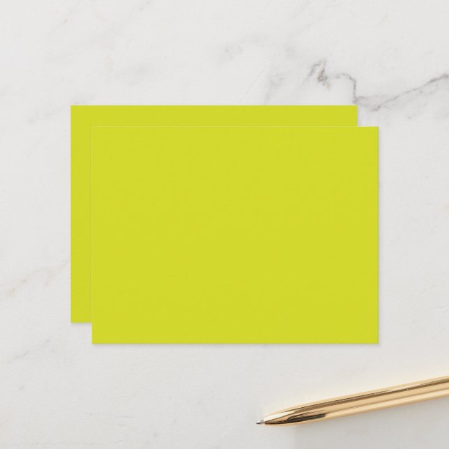 Postal Crear un llamativo fondo amarillo de apelación vis (Anverso/Reverso In Situ)