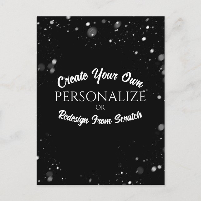Postal Crear un Personalizado personalizado (Anverso)
