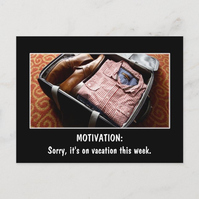 Postal Crear un regalo de personalizado desmotivante (Anverso)