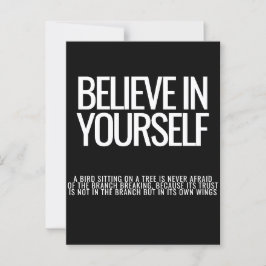 Postal Créate En Ti Mismo - Inspiradora Postcarta De Cita
