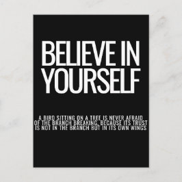 Postal Créate En Ti Mismo - Inspiradora Postcarta De Cita