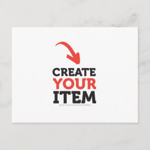 Postal CREATE-TU-Personalizado DIY sube tu diseño