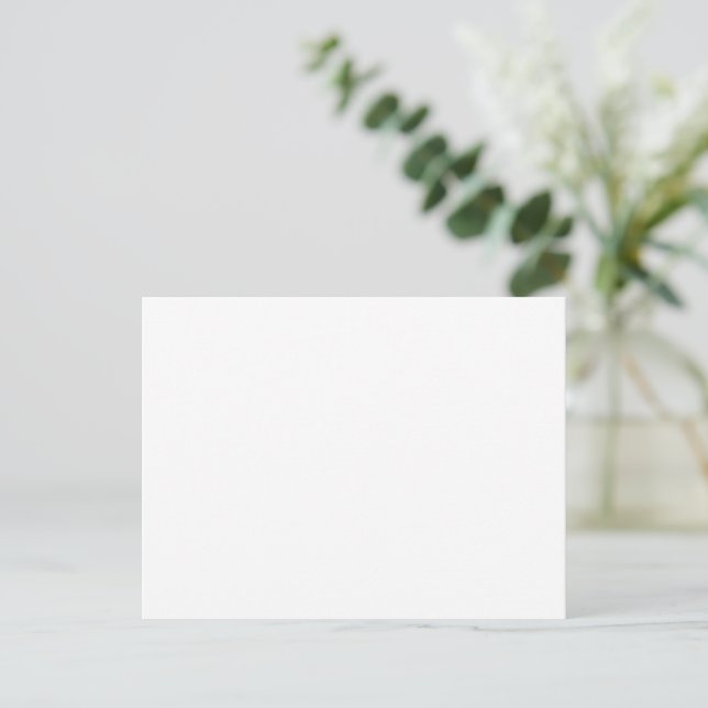 Postal Create Your Own white Thank You Cards (Anverso de pie)
