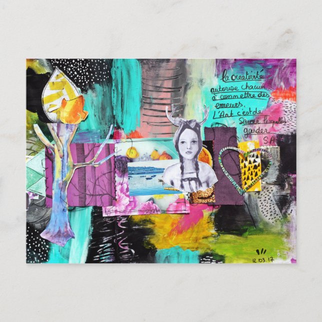 Postal Créativité (Anverso)