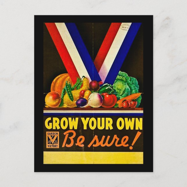 Postal Crecer el suyo propio (Anverso)