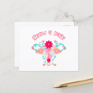 Postal Crecer un par - Derechos de la mujer empoderados p