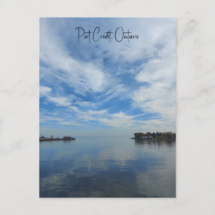Postal Crédito portuario Ontario Canada Lake Postcard
