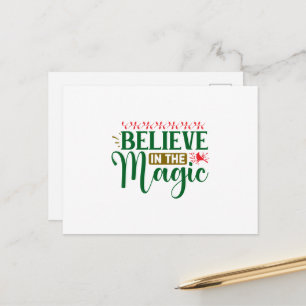 Postal Cree En La Magia De La Navidad