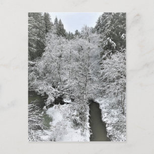 Postal Creek de Boeckman en invierno, Oregón
