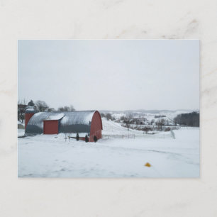 Postal Creek de nueces, Ohio en invierno