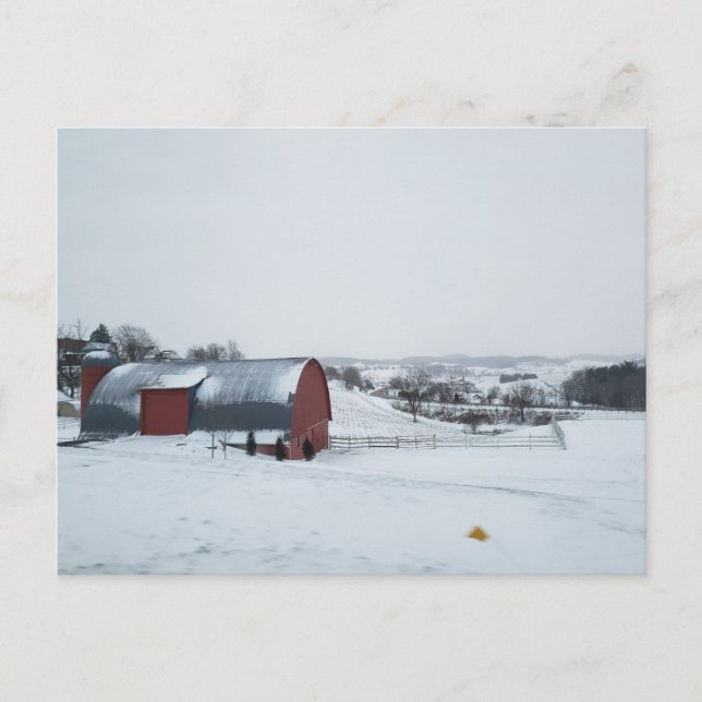 Postal Creek de nueces, Ohio en invierno (Anverso)