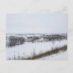 Postal Creek de nueces, Ohio en invierno