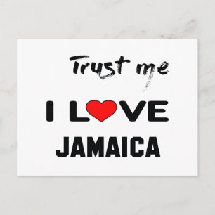 Postal Créeme, amo Jamaica.