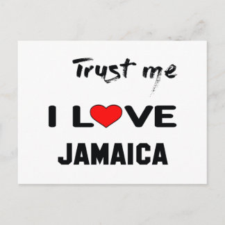 Postal Créeme, amo Jamaica.