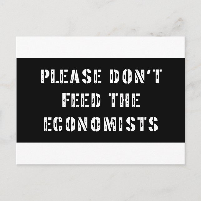 Postal Créeme, soy economista (Anverso)