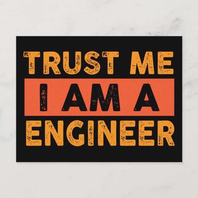 Postal Créeme, soy ingeniero (Anverso)