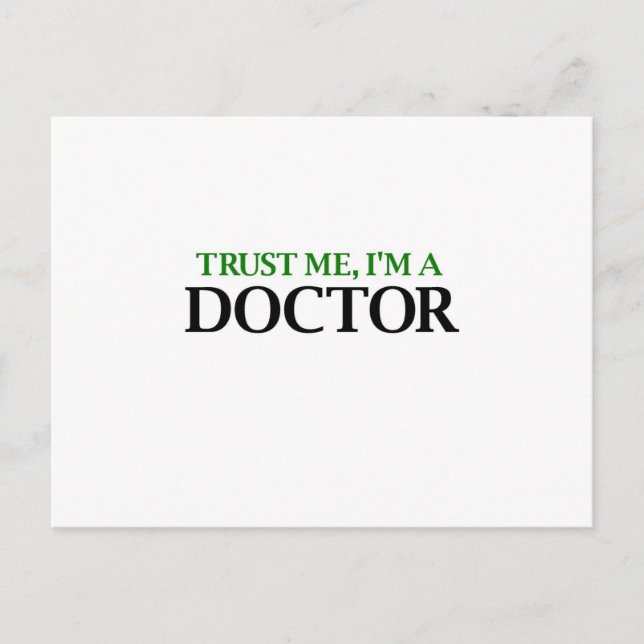 Postal Créeme, soy Médica (Anverso)