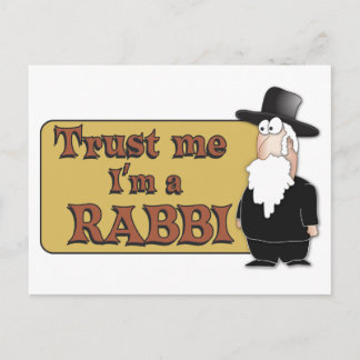 Postal Créeme - Soy un RABBI - Gran humor judío