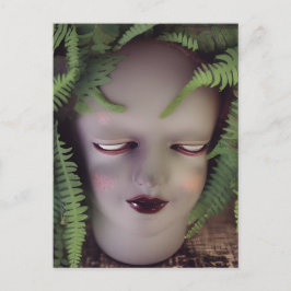 Postal Creepy Doll Fern Planter
