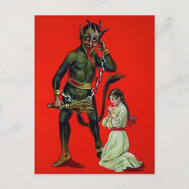 Postal Creepy Krampus (Anverso)
