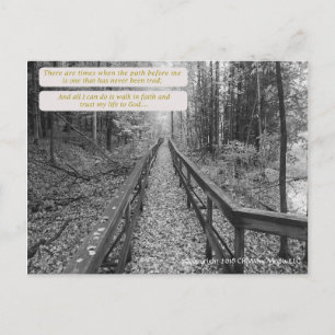 Postal Creer - "Caminar De Fe"