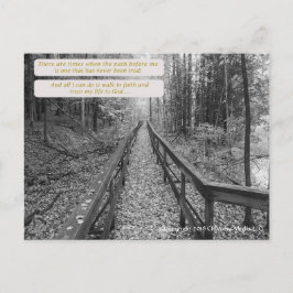Postal Creer - "Caminar De Fe"