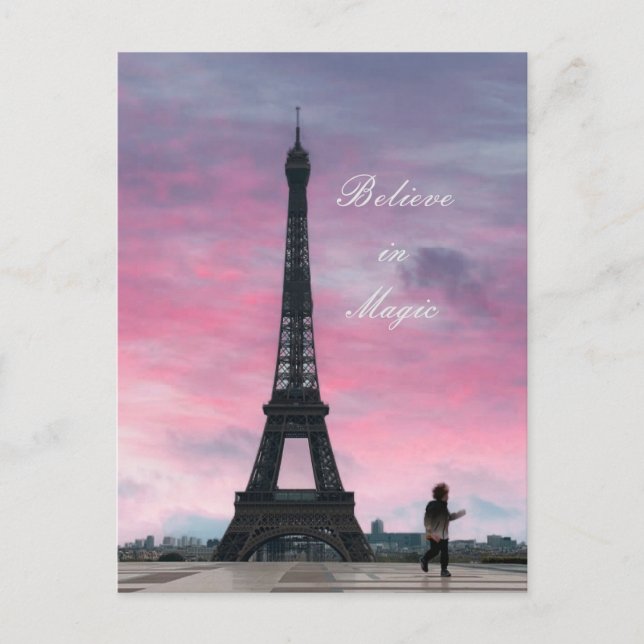 Postal Creer en la magia (Anverso)