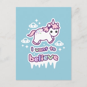 Postal Creer en Unicornios y extranjeros