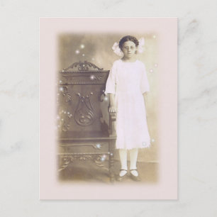 Postal Creía en el arte fotográfico de época