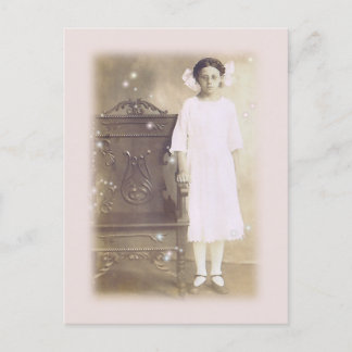 Postal Creía en el arte fotográfico de época