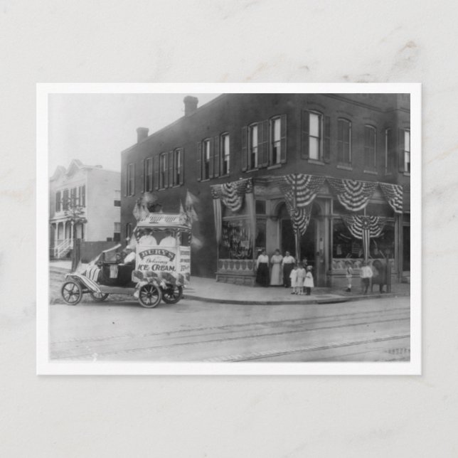 Postal "Crema de hielo de Bury" (Anverso)