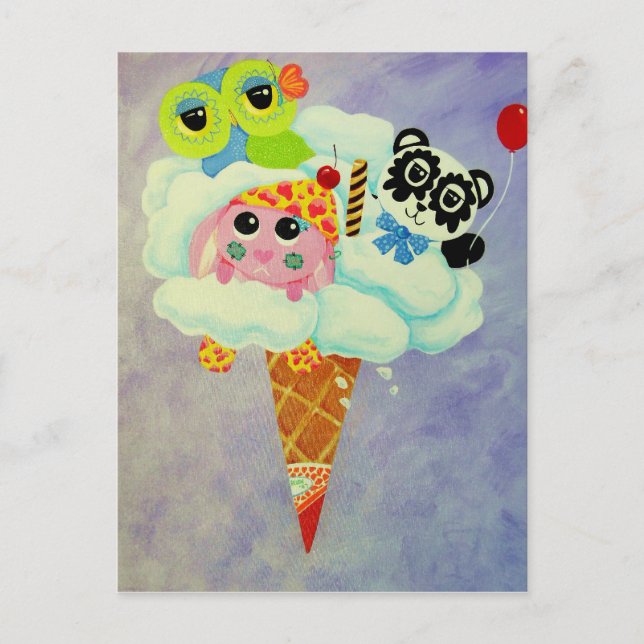 Postal Crema De La Nube (Anverso)