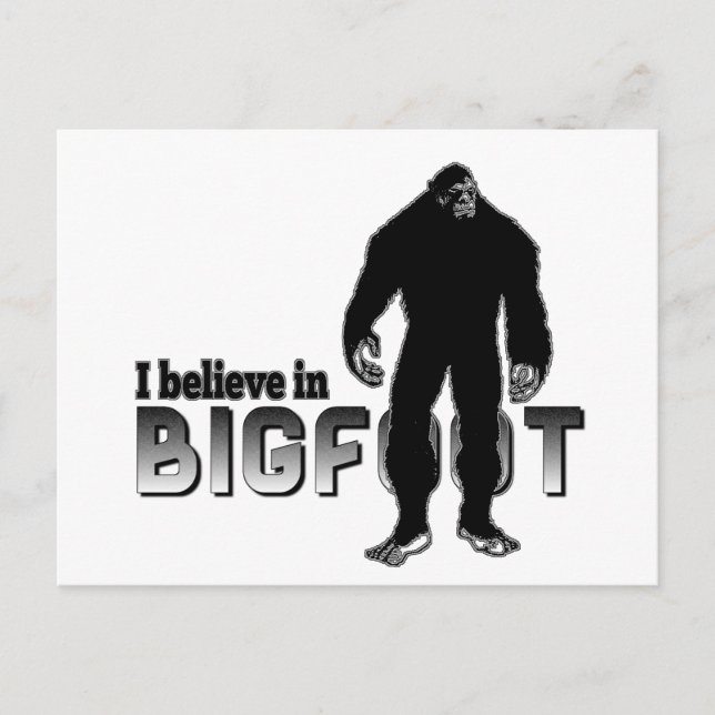 Postal Creo en BIGFOOT (Anverso)