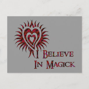 Postal Creo en Magick