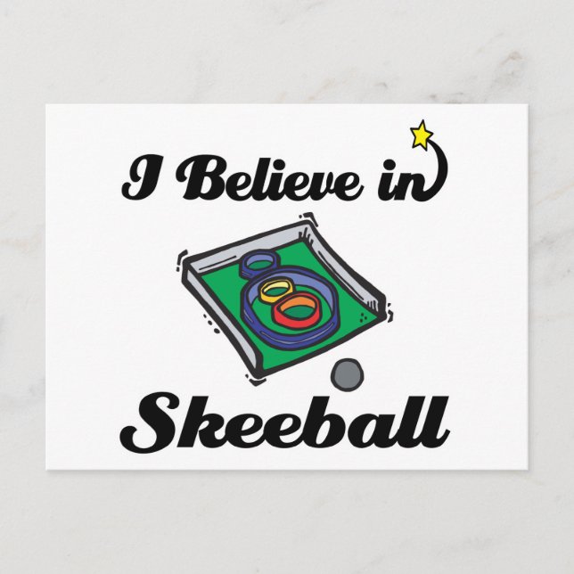 Postal creo en skeeball (Anverso)