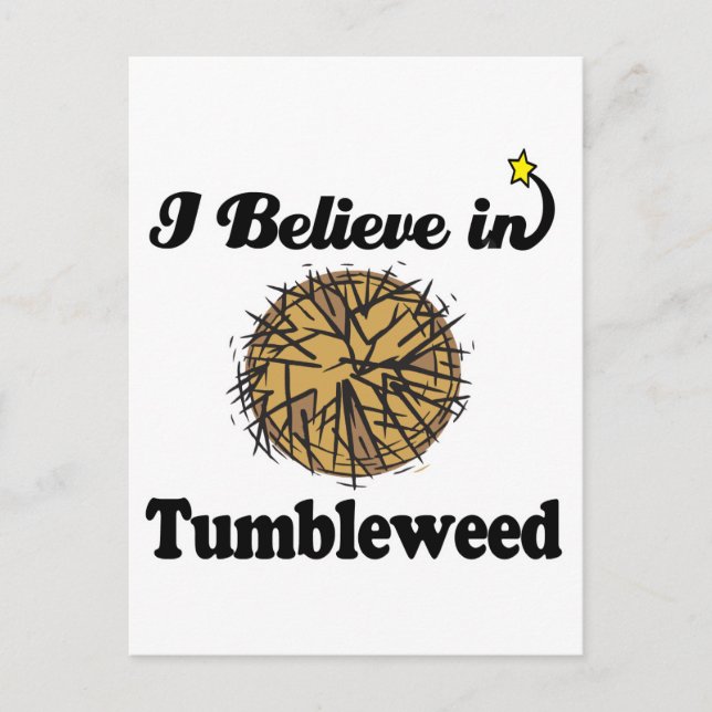 Postal creo en tumbleweed (Anverso)